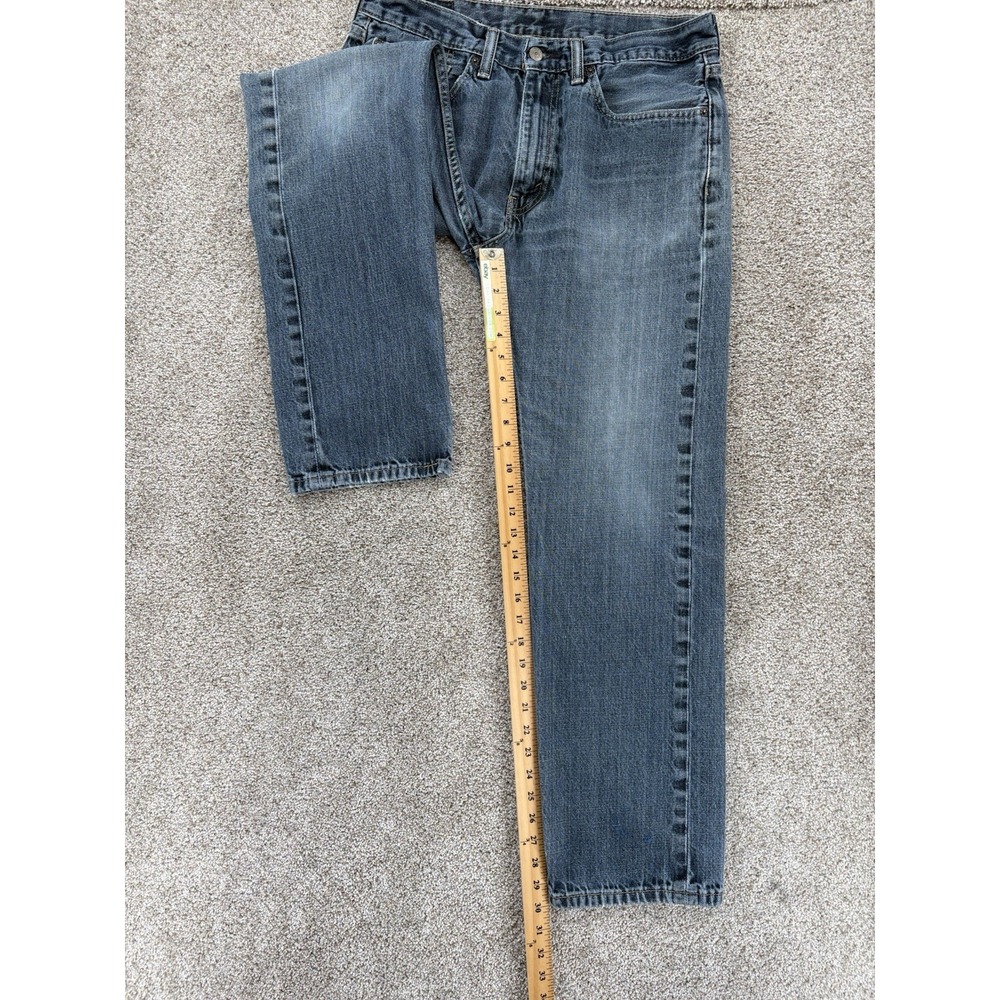 Levis 505 Jeans Mens 34x30* Blue Regular Straight Cotton Broken-in Wash Egypt - Picture 4 of 11